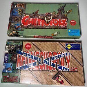 Redneckopoly & Ghettopoly Board Games